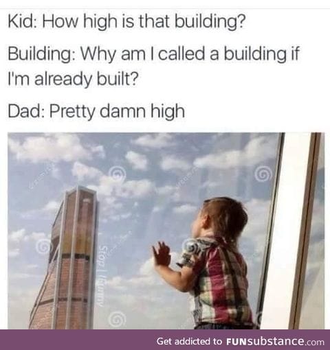 High in the sky