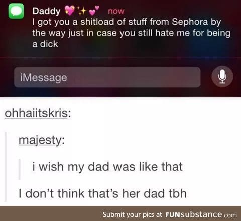 That's..that's not her dad..