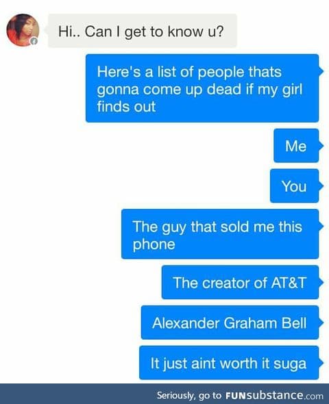 When you know beyond a shadow of a doubt that you're dating a crazy person