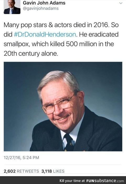 A true hero for humanity