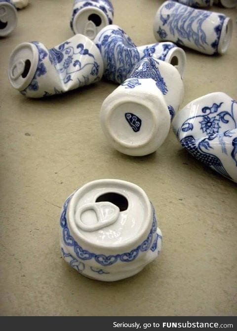 When you pick up making porcelin as a hobby while being a recovering alcoholic