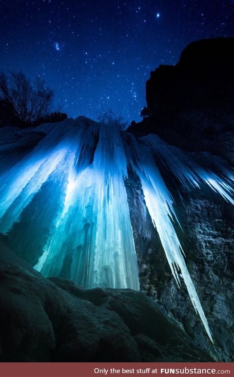 The ice caves of Rifle Mountain Park And Other Such Images