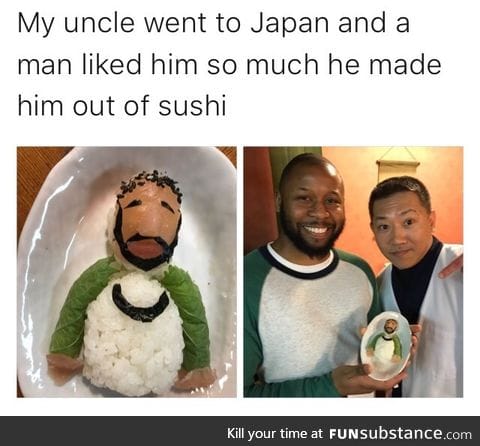 Cute lil sushi uncle