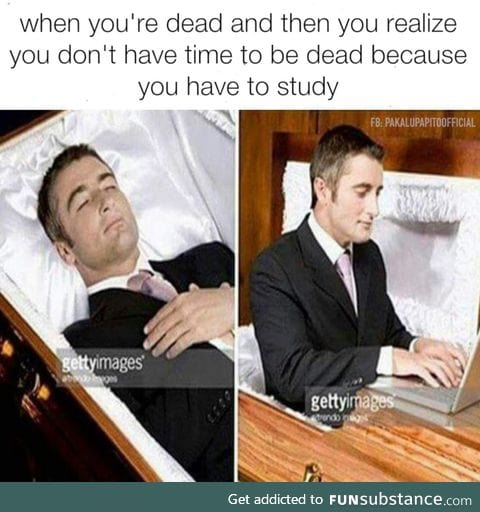Exams got me like: