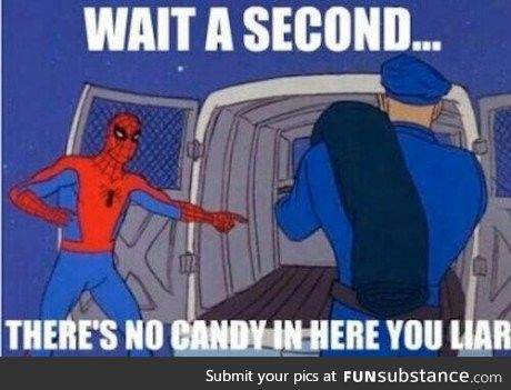 I always knew Spidey was the most gullible superhero