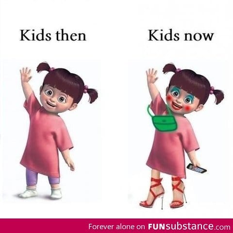 Kids now and then