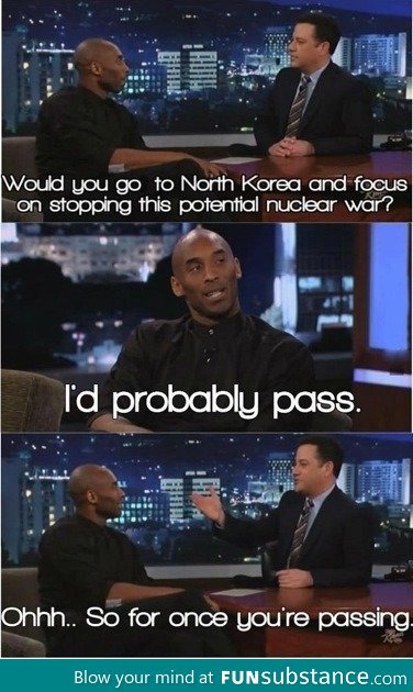 Kobe Bryant passes