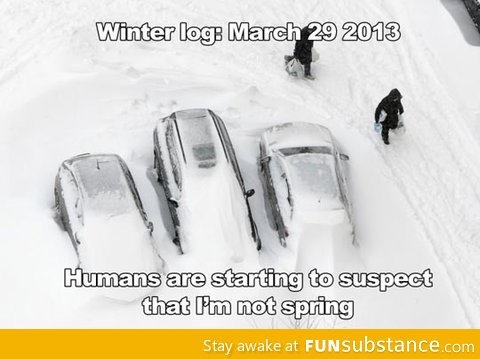 Something's not right with spring this year