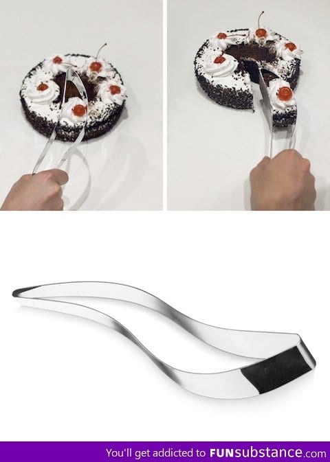 Awesome cake knife