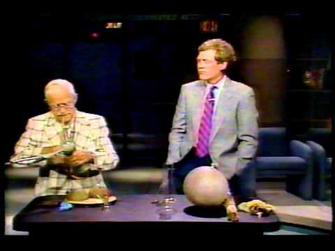 Disney Sound Effects Master on 80's Letterman Show