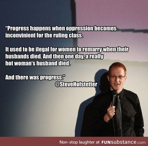 And then there was progress