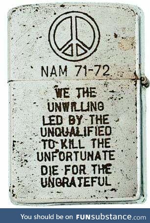 A zippo from the Vietnam War