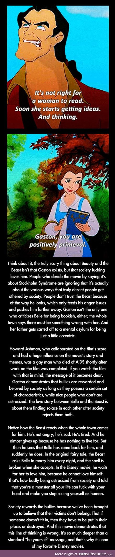 Gaston, the most terrifying disney villain