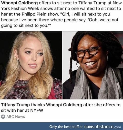 Even if you don't agree with Donald Trump, Whoopi is still amazing