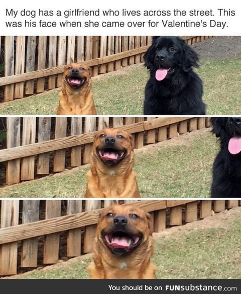 When your gf visits