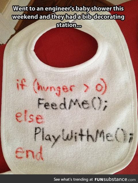 When engineers have babies