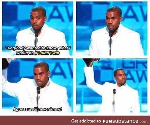 One of my favorite Kanye moments