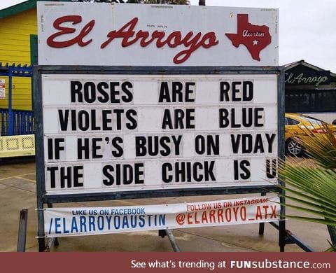 Savage Valentine's Day Poem