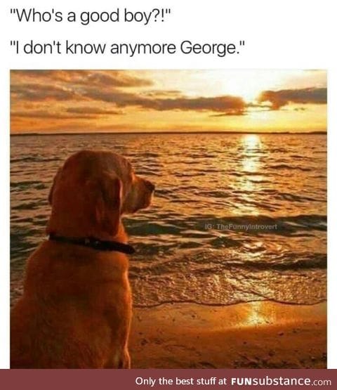 I'm just lost, George