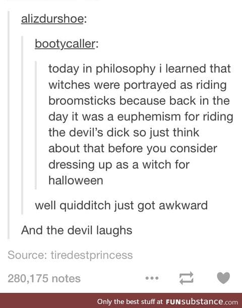 The more you know