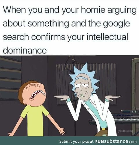 "I'm the smart one motherf*cker!"