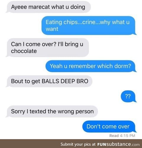 He tried