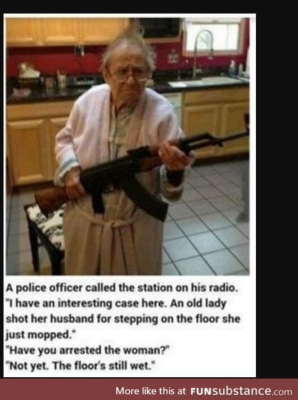 never mess with grandma