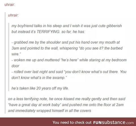 I would have video tape tho