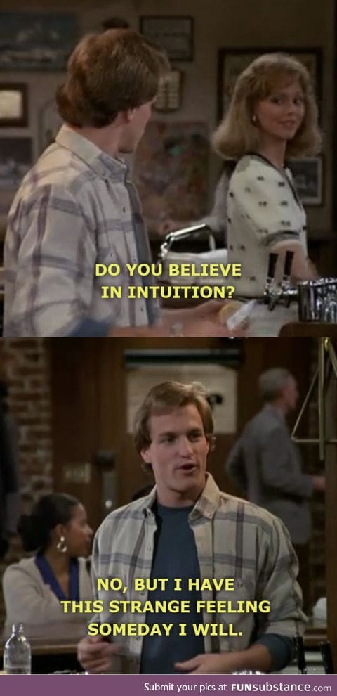 The writing on "Cheers" was sublime