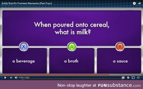 What's milk in a cereal