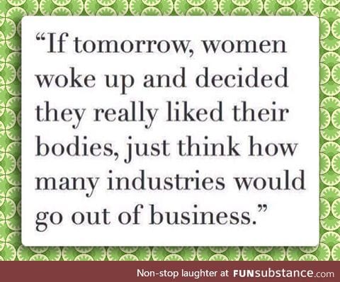 Low self-esteem is good business