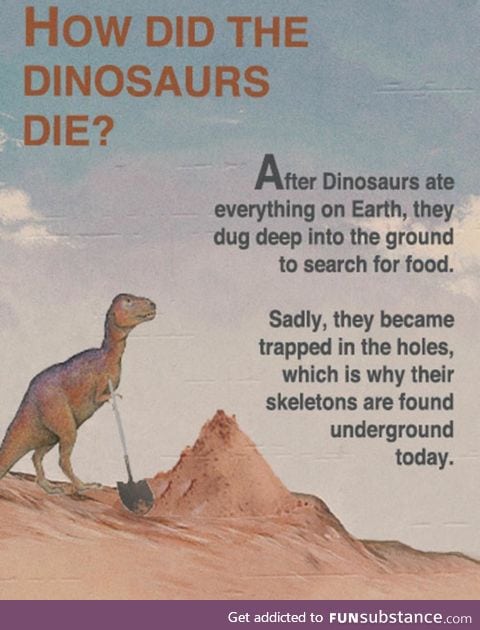 Neat little dinosaur fact for you all