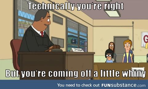 Bob's Burgers had the best judge ever