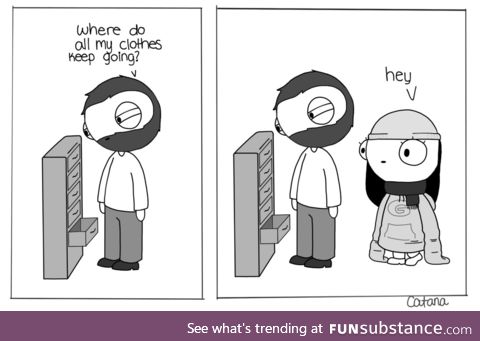 Don't steal your boyfriend's  clothes pls