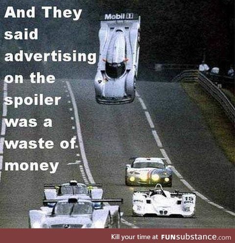 That's some clever advertising!