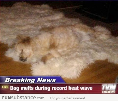 The heat wave is getting worse