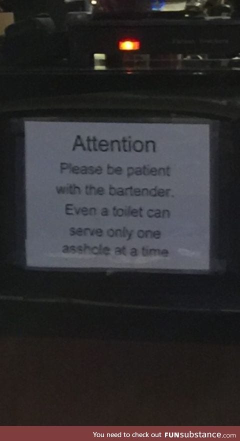 Great sign can be used anywhere