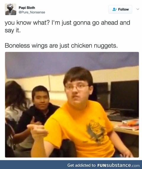 He is right