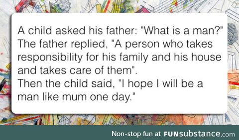 But what is a man?