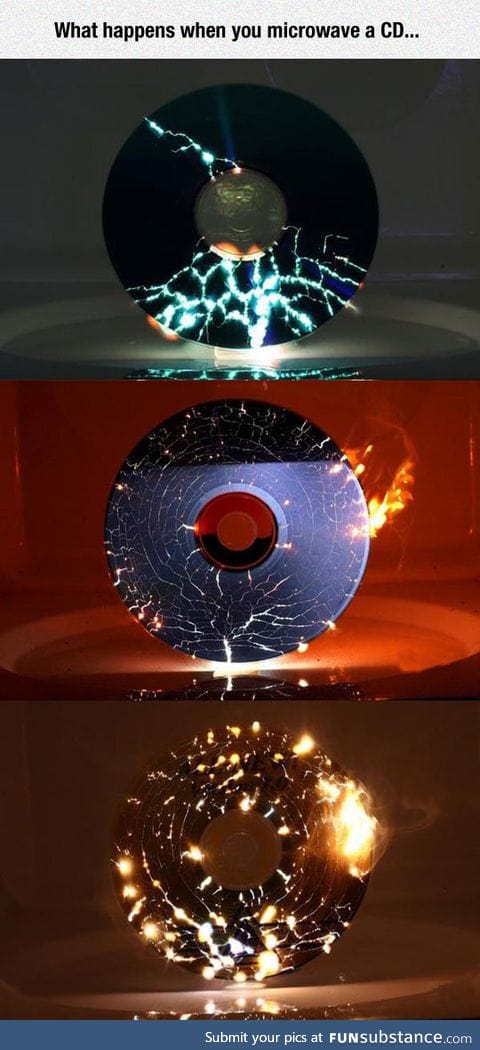 Microwaving a cd