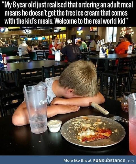 First taste of the adult world