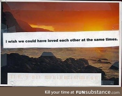 Do you visit PostSecret? You should, it casts things in sharp relief.
