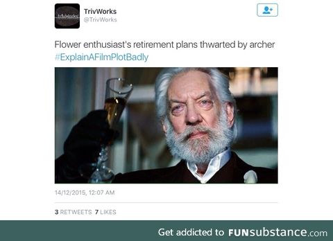 He was just trying to be a florist guys