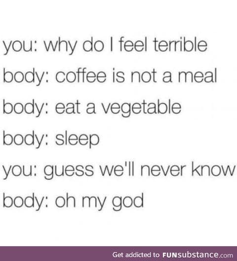 Me vs my body