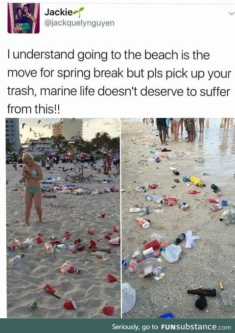 Pickup your own trash