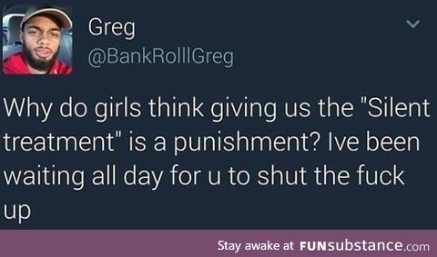 Damn Greg, calm down