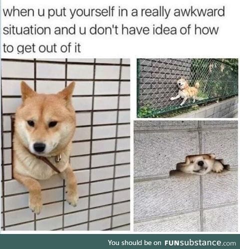 Stuck in a situation