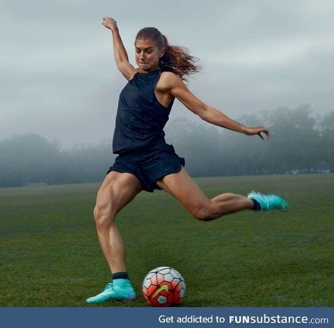 Alex morgan mid-shot