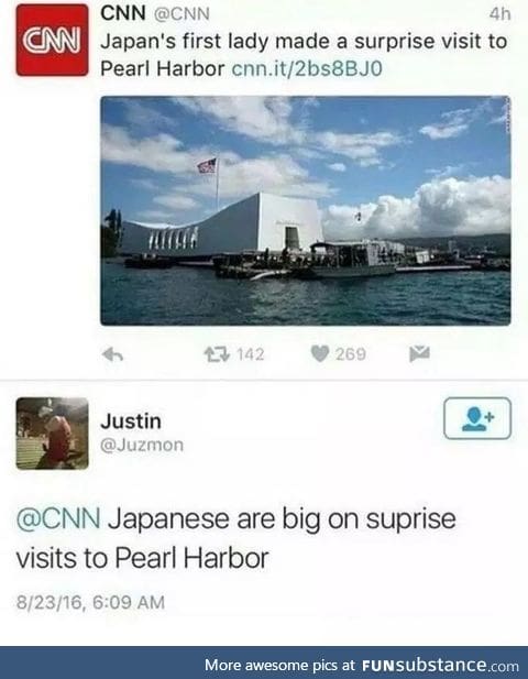Japan's surprise visit