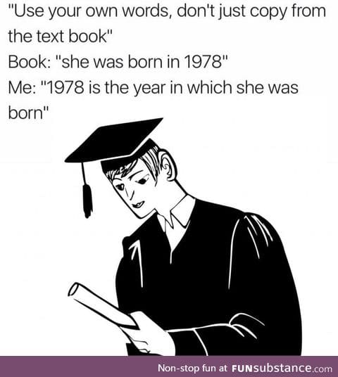 How else are we suppose to rewrite facts?!